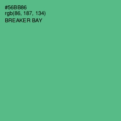 #56BB86 - Breaker Bay Color Image