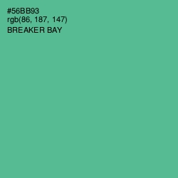 #56BB93 - Breaker Bay Color Image