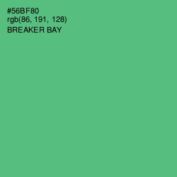 #56BF80 - Breaker Bay Color Image