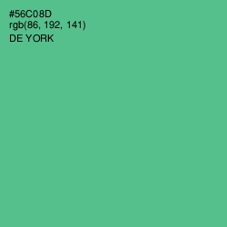 #56C08D - De York Color Image
