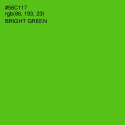 #56C117 - Bright Green Color Image
