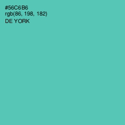 #56C6B6 - De York Color Image