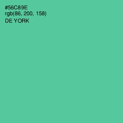 #56C89E - De York Color Image