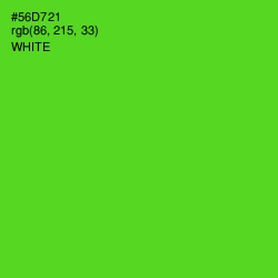 #56D721 - Bright Green Color Image