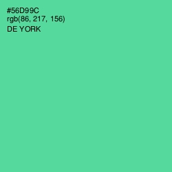 #56D99C - De York Color Image