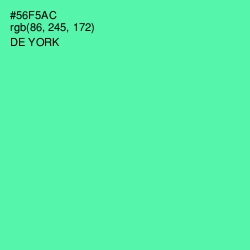#56F5AC - De York Color Image
