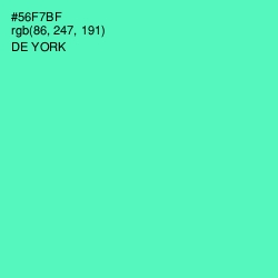 #56F7BF - De York Color Image