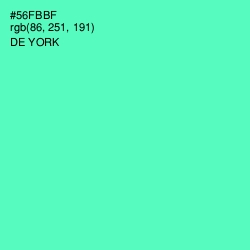 #56FBBF - De York Color Image