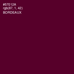 #57012A - Bordeaux Color Image