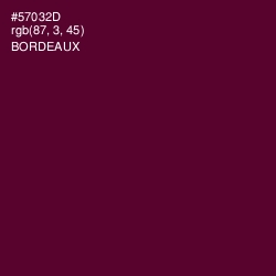 #57032D - Bordeaux Color Image