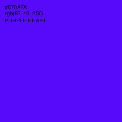 #570AFA - Purple Heart Color Image