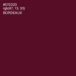 #570D23 - Bordeaux Color Image