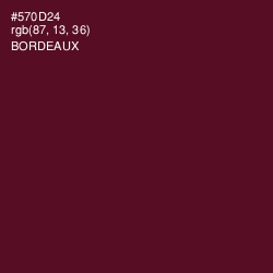 #570D24 - Bordeaux Color Image
