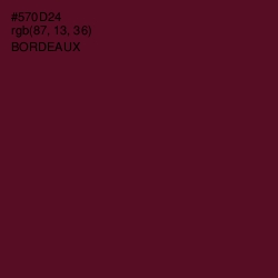 #570D24 - Bordeaux Color Image