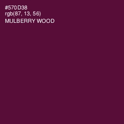 #570D38 - Mulberry Wood Color Image