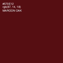 #570E12 - Maroon Oak Color Image