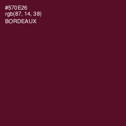 #570E26 - Bordeaux Color Image