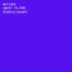 #5710EE - Purple Heart Color Image