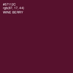 #57112C - Wine Berry Color Image