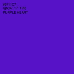 #5711C7 - Purple Heart Color Image