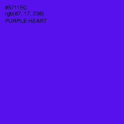 #5711EC - Purple Heart Color Image