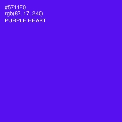 #5711F0 - Purple Heart Color Image