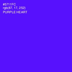 #5711FC - Purple Heart Color Image