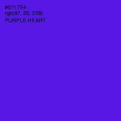 #5717E4 - Purple Heart Color Image