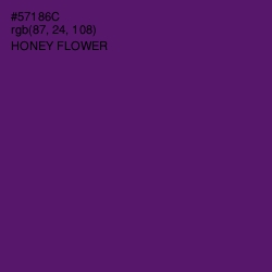 #57186C - Honey Flower Color Image