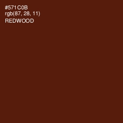 #571C0B - Redwood Color Image