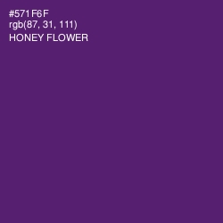 #571F6F - Honey Flower Color Image