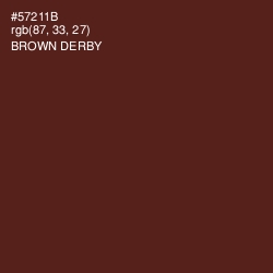#57211B - Brown Derby Color Image