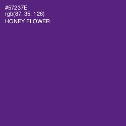 #57237E - Honey Flower Color Image