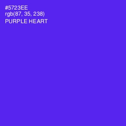 #5723EE - Purple Heart Color Image
