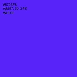 #5723F8 - Purple Heart Color Image