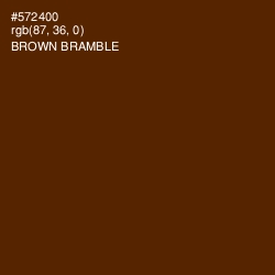 #572400 - Brown Bramble Color Image