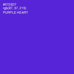 #5725D7 - Purple Heart Color Image