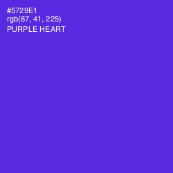 #5729E1 - Purple Heart Color Image
