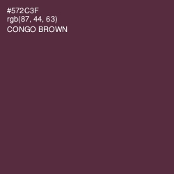 #572C3F - Congo Brown Color Image