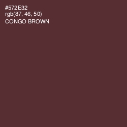 #572E32 - Congo Brown Color Image