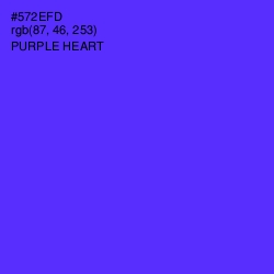 #572EFD - Purple Heart Color Image