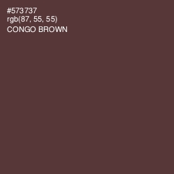 #573737 - Congo Brown Color Image