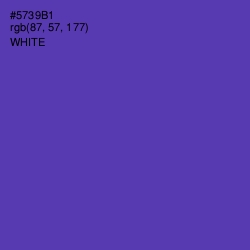 #5739B1 - Royal Purple Color Image