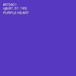 #5739C1 - Purple Heart Color Image