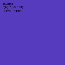 #573BBF - Royal Purple Color Image