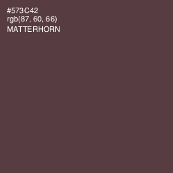 #573C42 - Matterhorn Color Image