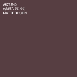 #573E42 - Matterhorn Color Image