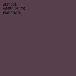 #57404B - Emperor Color Image