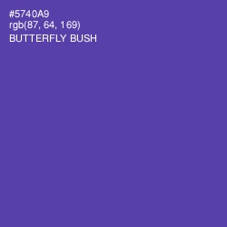 #5740A9 - Butterfly Bush Color Image