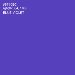 #5740BC - Blue Violet Color Image